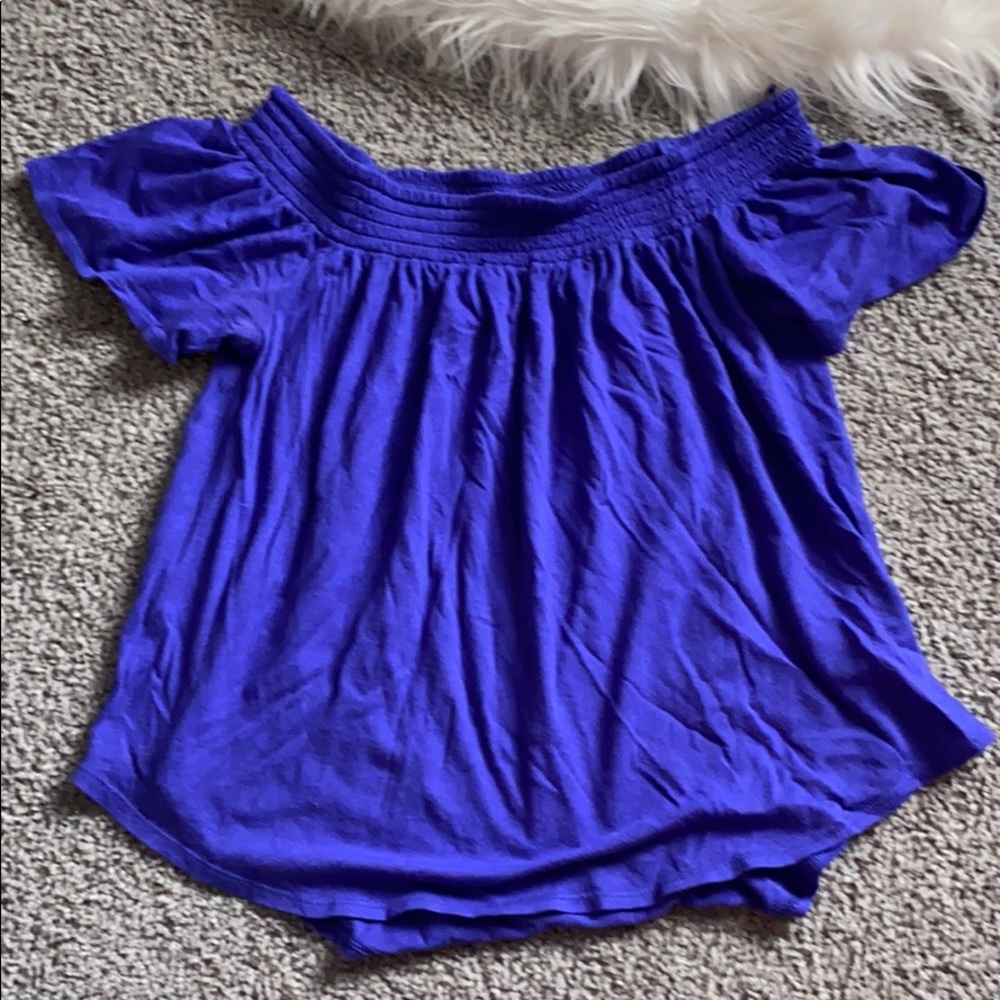 Off the shoulder flowy top